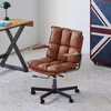 Kancelárska stolička, kožená, ergonomická, otočná, stolička Náhľad obrázku produktu 6