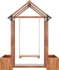 Spalier mit Blumenkasten und Schaukel, Holz-Pflanzengitter, Produktbild-Vorschau 7