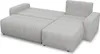 A light gray sectional sofa is shown from a diagonal angle against a white background. Produktbild-Vorschau