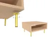 A close-up view of furniture legs and a small table, presented on a white background. Produktbild-Vorschau