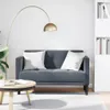 vidaXL Sofa dwuosobowa ciemnoszara 111 cm aksamitna Podgląd zdjęcia produktu 2