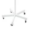 The base of a white rolling stand with five legs and wheels. Náhled obrázku produktu
