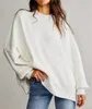 ASKSA Damen Pullover Langarm Rundhals Strickpullover Produktbild-Vorschau 2