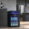 HOMCOM Getränkekühlschrank 70 Dosen 70L mit Doppelglas-Tür, Produktbild-Vorschau 2