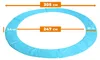 Aga Trampolin Randabdeckung mit innerem Netz 305 cm 10 ft Produktbild-Vorschau 2