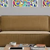 Wohnlandschaft U-Form Cappuccino COMO Cord mit Bett Sofa Produktbild-Vorschau 8