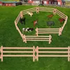 30 SZTUK Ogrodzenie dla koni Zabawka Miniaturowe ogrodzenie Podgląd zdjęcia produktu 2