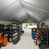TRMLBE Carport 4x8 m Zeltgarage mit Abnehmbar Seitenwände Produktbild-Vorschau 8