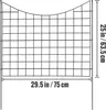 VEVOR Gartenzaun, No Dig Zaun 61 cm (H)x33 cm (L) Produktbild-Vorschau 7