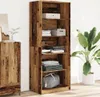 Kleiderschrank Altholz-Optik 80x50x200 cm Holzwerkstoff Produktbild-Vorschau 2