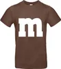 MM Shirt T-Shirt 100% Baumwolle M&M Uni Kostüm Verkleidung Produktbild-Vorschau 4