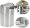 LS-LebenStil Edelstahl Papierkorb 12x16cm Silber Produktbild-Vorschau 1