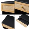 Nástěnná police 'Eiker' se zásuvkou 40x32x23 cm černá Náhled obrázku produktu 6