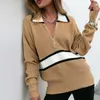 Wayfarer gestrickter Pullover Everec braun M Produktbild-Vorschau 3