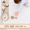 5er Set Spucktücher, 100% Baumwolle, 120x120 cm, weiß Produktbild-Vorschau 2