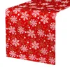 Tischläufer Winter Tischdecke Tischband Kerzen Tischdeko Produktbild-Vorschau 2