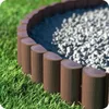 KRUMAD Obruba trávnika plastová vzhľad dreva 10 kusov sada Náhľad obrázku produktu 9