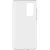 A transparent silicone phone case is shown against a white background. Náhled obrázku produktu
