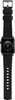 A black watch band with a silver buckle is shown against a white background. Náhled obrázku produktu