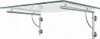 Glaszentrum Hagen 190x90 cm Glasvordach Klar V2A-LB Produktbild-Vorschau 4
