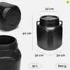 Garronda 30L Plastikfass BPA-freies quadratisches Fass und Produktbild-Vorschau 3
