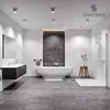 SANTRAS® Handbrause in Chrom-Matt (Velourchrom) - dreifach Produktbild-Vorschau 6