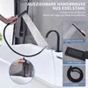 Homelody Badewannenarmatur 4 Loch Schwarz, Badewanne Produktbild-Vorschau 6