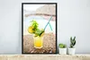 MuchoWow® MuchoWow® Gerahmtes Poster Gelber Mojito-Cocktail Produktbild-Vorschau 4