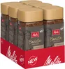 A six-pack of Melitta Barista instant coffee jars in a red cardboard display box. Produktbild-Vorschau