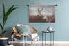 MuchoWow® Wandteppich Wandbehang Rehe - Nebel - Pflanzen Produktbild-Vorschau 6