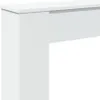 vidaXL Obostavba krbu biela 100x20x100 cm materiál na báze Náhľad obrázku produktu 7