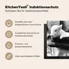 KitchenYeah© Herdabdeckplatte Groß im Hut - schwarz und Produktbild-Vorschau 5