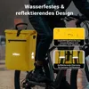Wiltec brašna na nosič 3 v 1 žlutá, batoh na kolo s úložným Náhled obrázku produktu 4