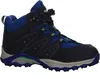 A single blue and navy hiking boot is shown against a white background. Produktbild-Vorschau