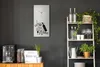 Wohnzimmer Leinwand Uhr Geräuschlos Küche 30x60 Ideen, Produktbild-Vorschau 2