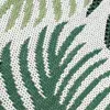 In- & Outdoor Teppich Sisal Optik Palmenzweige in grün auf Produktbild-Vorschau 4