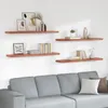 vidaXL Wandregal 4 pcs Rot 120 x 23,5 x 4 cm Holzwerkstoff Produktbild-Vorschau 3