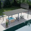 PRIMEYARD Pergola 3x6 m Pfosten und Lamellendach aus Stahl Produktbild-Vorschau 4