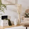 Lampa podłogowa BOUCLE, Ø 28 x 124 cm, biała Podgląd zdjęcia produktu 2