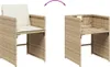 The Living Store 9-tlg. Garten-Essgruppe mit Kissen Beige Produktbild-Vorschau 8