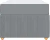 vidaXL Bettrahmen Hellgrau 100 x 200 cm Stoff Produktbild-Vorschau 5