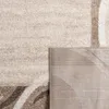 Wohnzimmer Teppich Bordüre Kurzflor Meliert Modern Produktbild-Vorschau 4