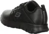 A black Skechers shoe shown from the side. Produktbild-Vorschau
