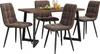 Set da pranzo Sweiko (5 pezzi), set tavolo da pranzo con 4 Anteprima dell’immagine prodotto 3