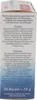 The image shows the side panel of a product box with detailed text information. Produktbild-Vorschau