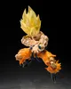 A Dragon Ball Z Super Saiyan Son Goku action figure in a dynamic pose against a black background. Produktbild-Vorschau