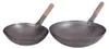 WOK SET, 33RB-40RB, Wok Pfanne 33 cm Ø runder Boden +  Wok Produktbild-Vorschau 1