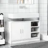 vidaXL Wastafelonderkast, wit, 90x29x55 cm, houtvezel Productafbeelding-voorbeeld 3