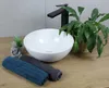 Keramik Waschbecken rund Ø 320 x 135 weiß ohne Überlauf Produktbild-Vorschau 2