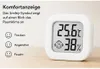 4er Set Digitales Thermo-Hygrometer – 2x Schwarz & 2x Weiß Produktbild-Vorschau 4